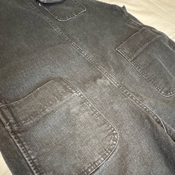 Never Worn Women’s Size SMALL Black Denim Overalls - Picture 4 of 10